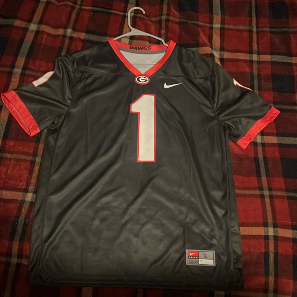 Nike Georgia Bulldogs black football jersey